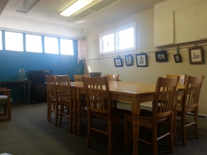 The classroom is available to rent in the evenings.
